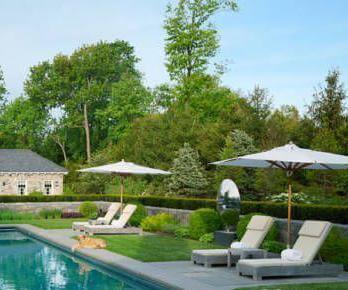 Aménagement pour studio et piscine