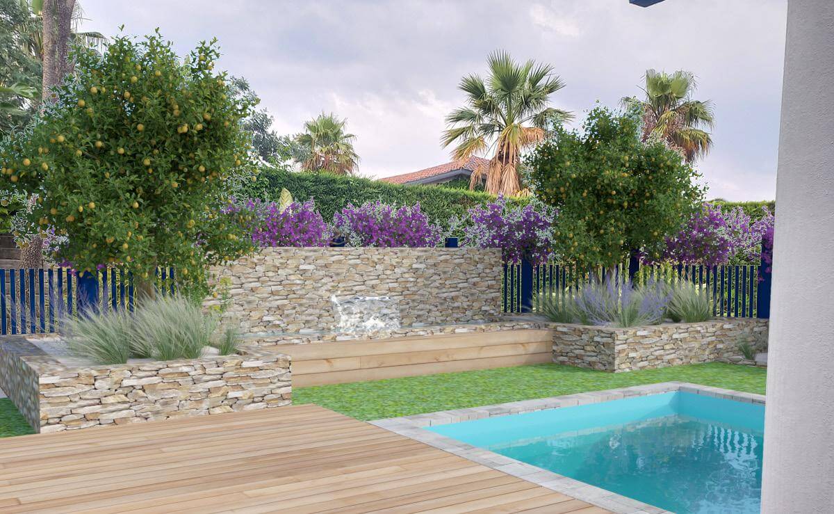 Requalification d'un jardin de charme 