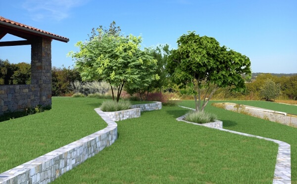 Ludovic Barlaud : Recomposition d'un Jardin complexe  à Ahetze